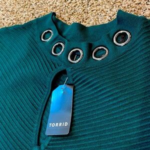 BNWT!!! Emerald Green Torrid Dress Plus Size 2X